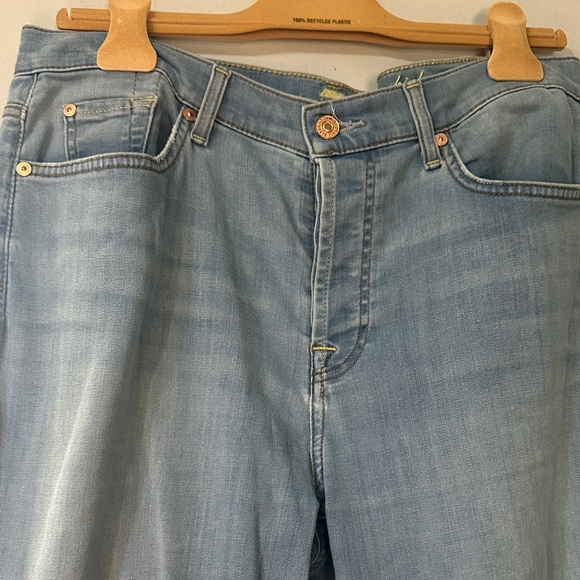 7 For All Mankind Sky Blue Slim Jeans - Picture 7 of 7